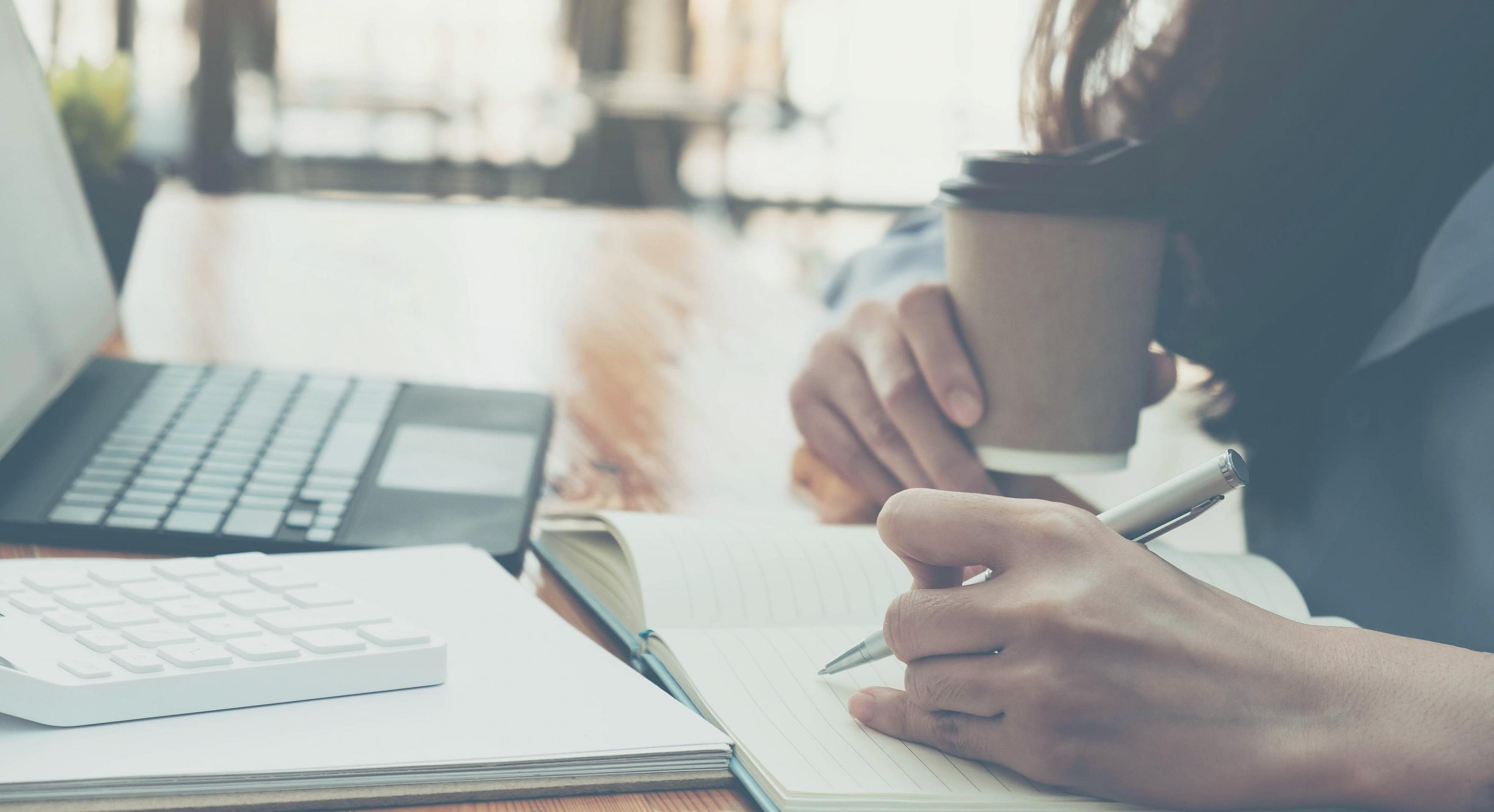 Forest ecology field research and data collection in mixed woodland environment